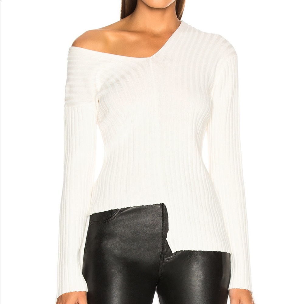 ❌SOLD❌Helmut Lang Off Shoulder Longsleeve Sweater - Picture 1 of 8